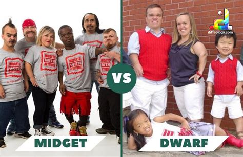 is there a difference between midgets and dwarfs